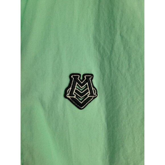 Love Moschino Mint Green Cotton Shirt Spellout Big Logo Size S - Picture 2 of 7